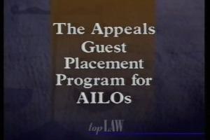 The Appeals Guest Placement Program for AILOs. Title Card