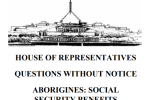 House of Representatives Hansard. 1973 Questions without Notice cover page